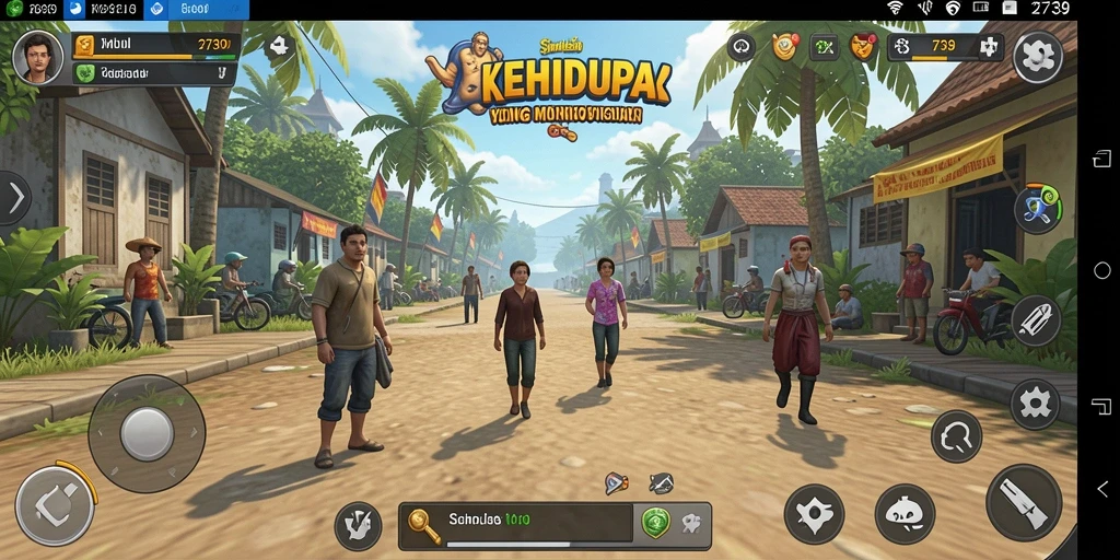 Tampilan gameplay Simulation yang menarik dan interaktif.