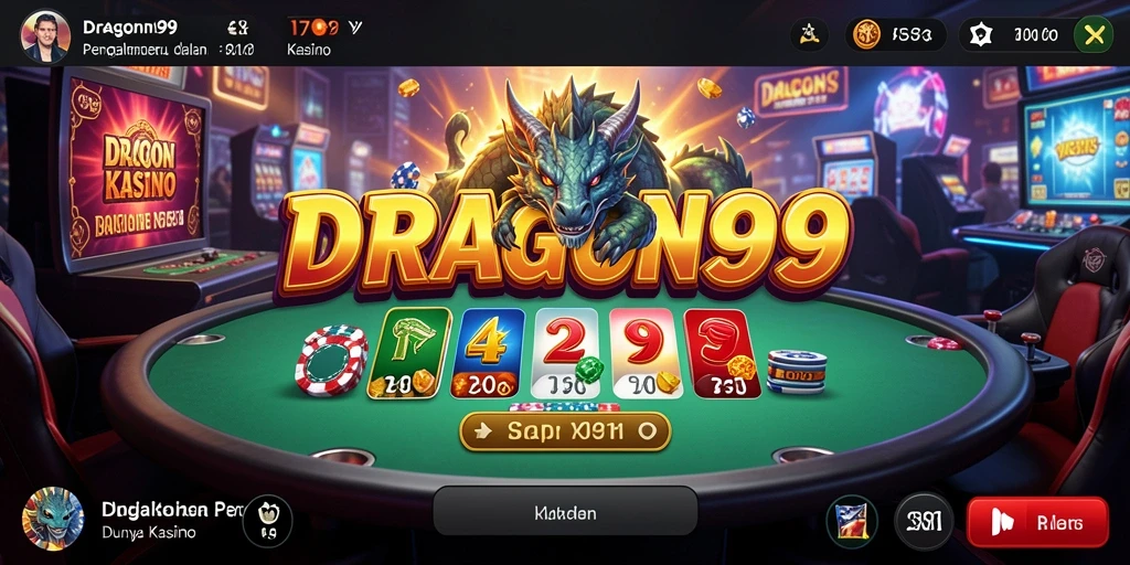 Tampilan utama DRAGON99 dengan permainan Kasino yang menarik.