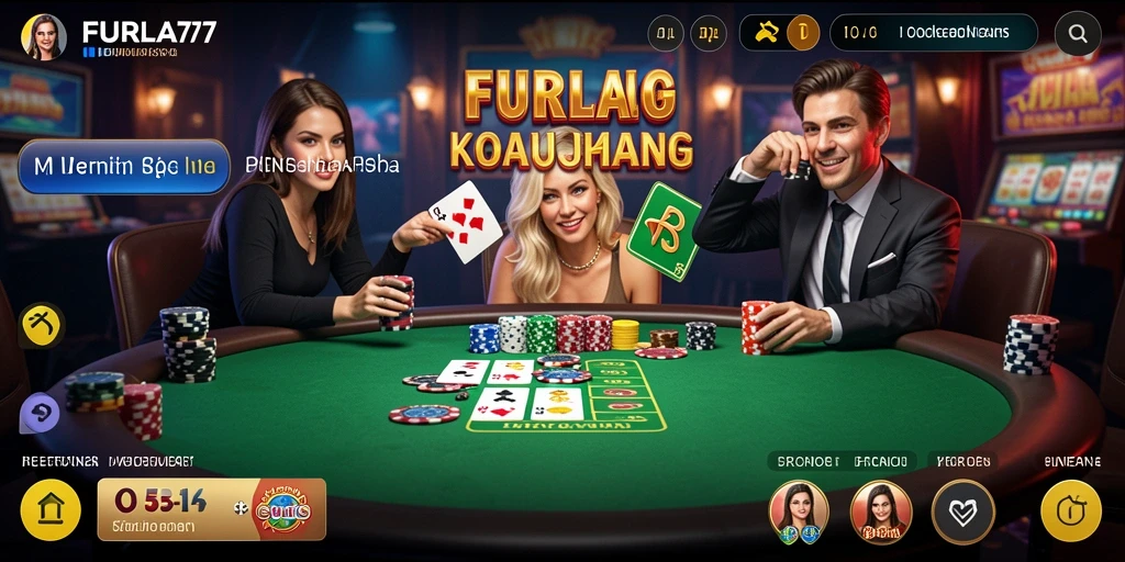 Screenshot FURLA77 menampilkan berbagai permainan Kasino yang menarik.