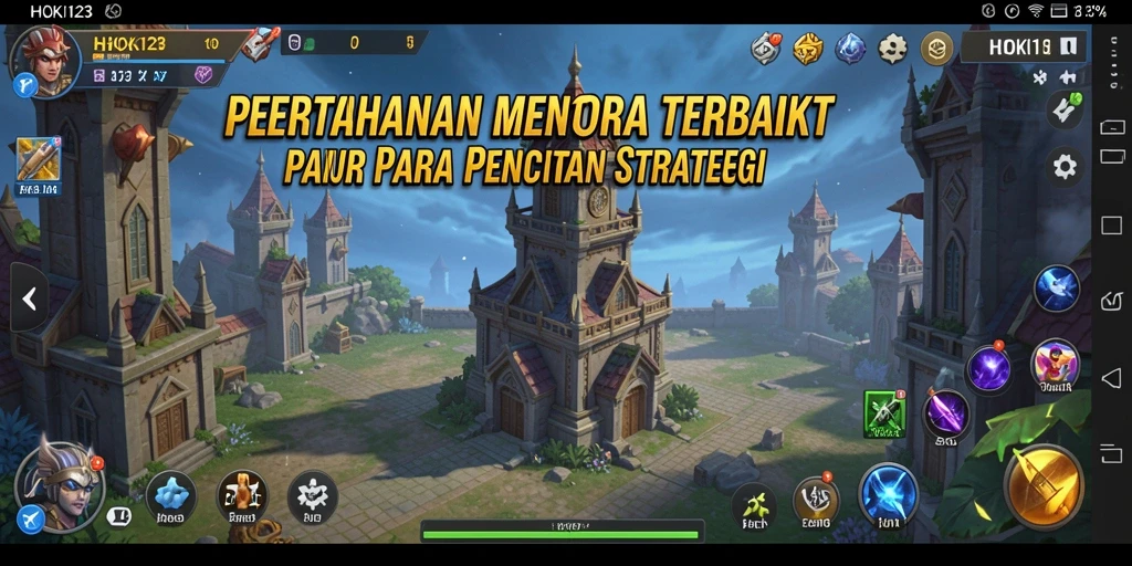 Tangkapan layar HOKI123 yang menampilkan aksi mendebarkan dalam pertempuran Tower Defense.