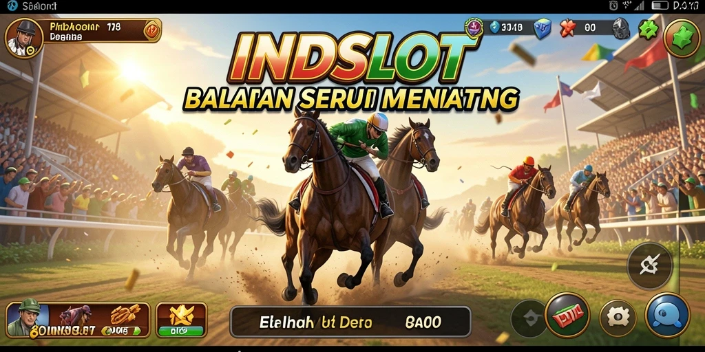 Tampilan gameplay seru dan mendebarkan dari INDSLOT.