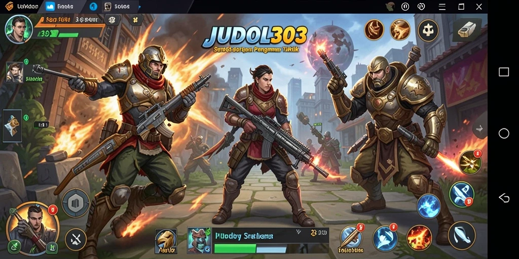 Tampilan gameplay menarik dari JUDOL303 dengan elemen strategi.