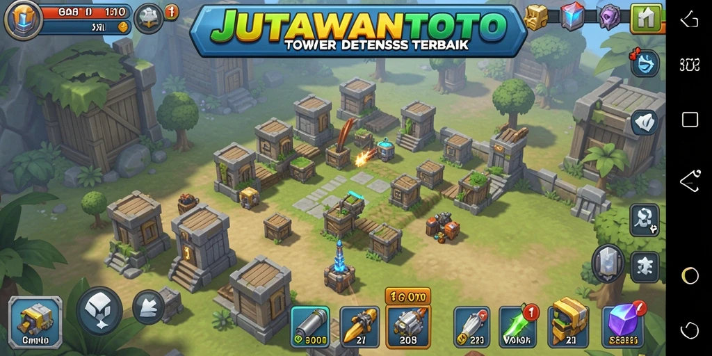 Gameplay menarik dari JUTAWANTOTO dalam genre Tower Defense.