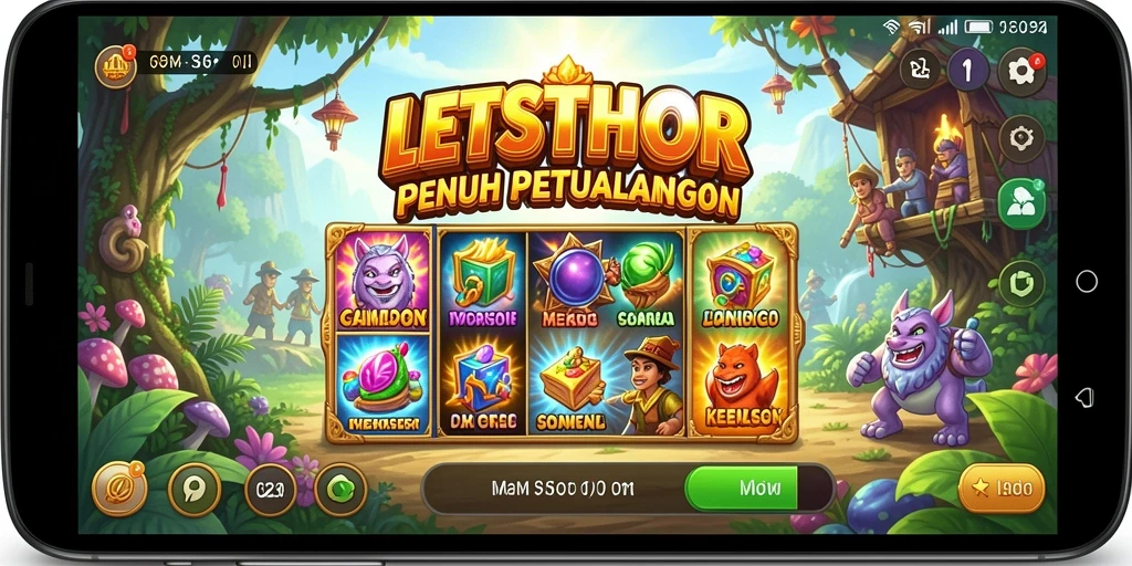 Gameplay menakjubkan di LETSTHOR dengan visual yang menawan.