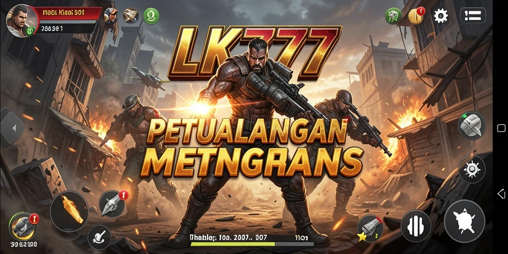 Tampilan menegangkan dari gameplay LK777 saat menghadapi musuh.