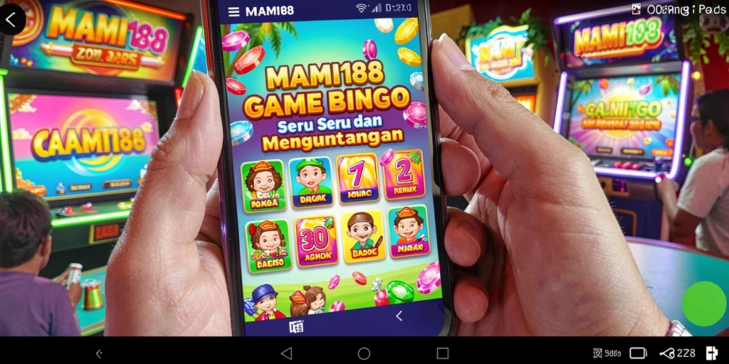 Tampilan gameplay MAMI188 yang menarik dan penuh warna pada layar.
