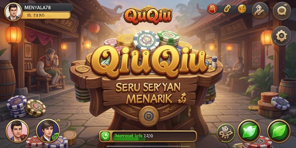 Screenshot gameplay QiuQiu MENYALA78 yang seru dan menarik.