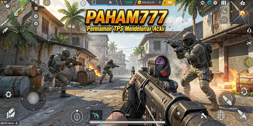 Tangkapan layar yang menunjukkan aksi seru dalam gameplay TPS.