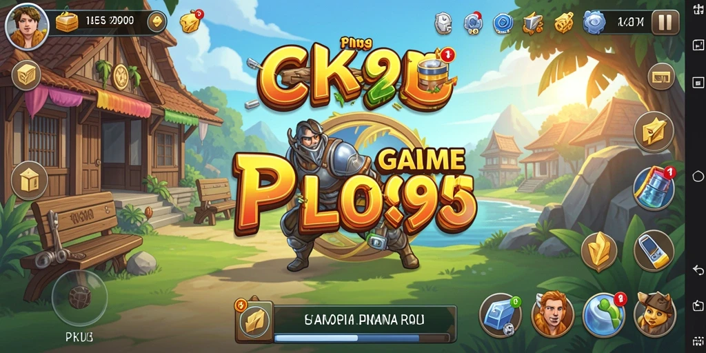 Tampilan gameplay PK95 yang menarik dengan karakter yang beragam.