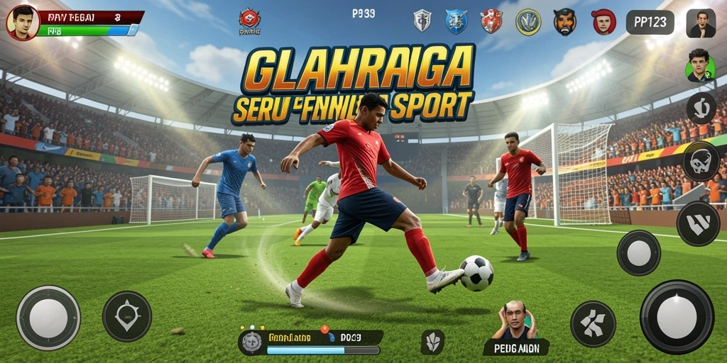 Gameplay PP123 yang menegangkan dalam pertandingan olahraga.