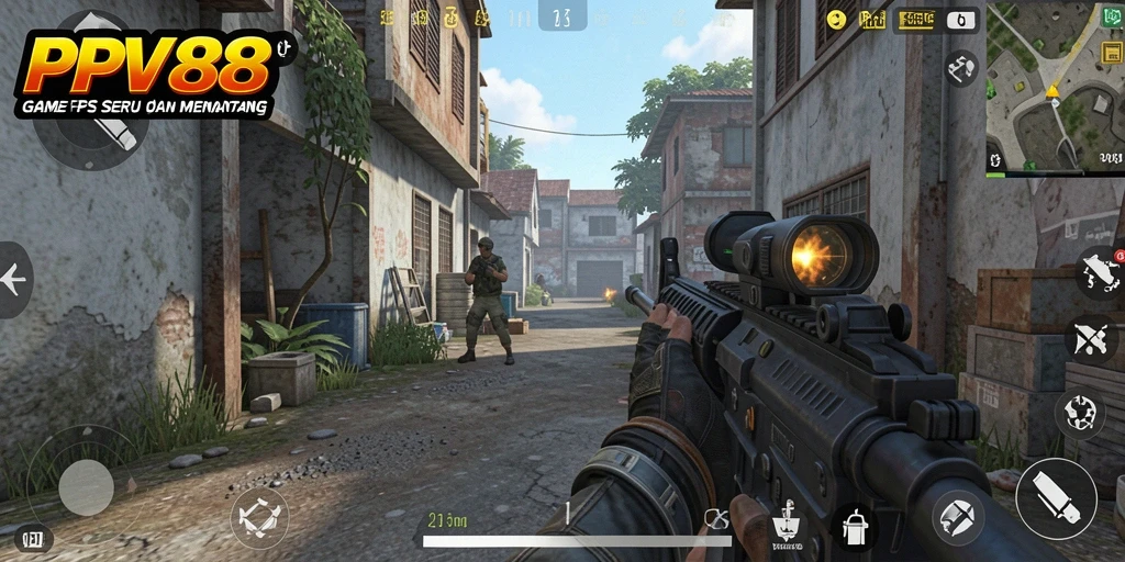 Tampilan seru gameplay PPV88 dengan aksi menegangkan.