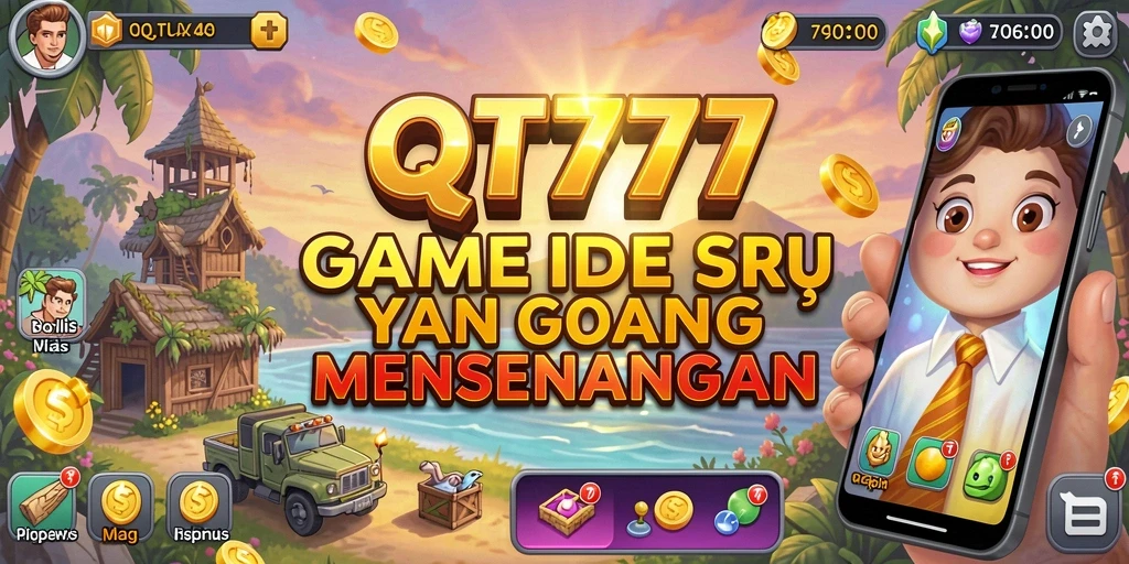 Tampilan gameplay seru dan interaktif dari QT777.